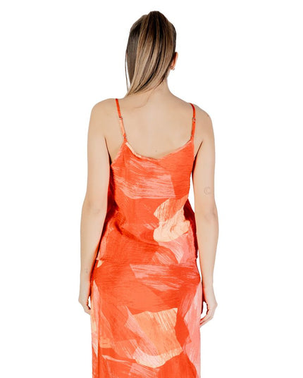 Vila Clothes Red Polyamide Top