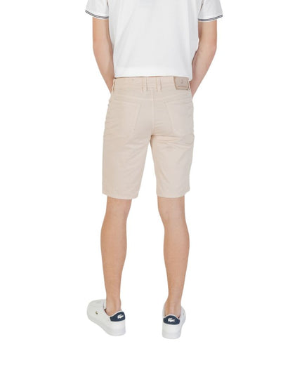 Jeckerson Beige Cotton Bermuda Shorts
