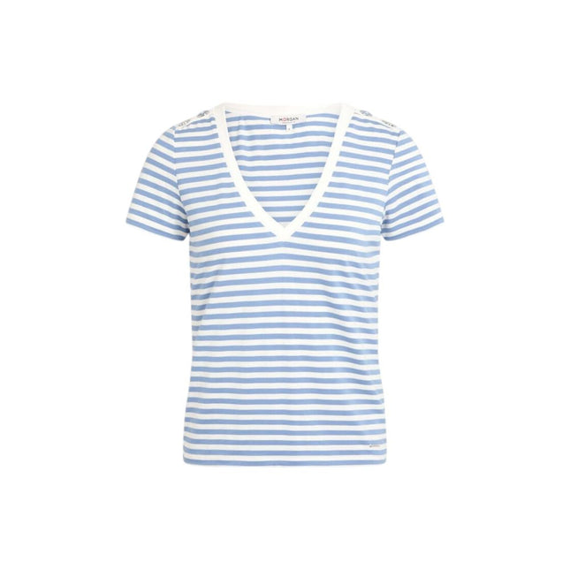 Morgan De Toi White Viscose T-Shirt