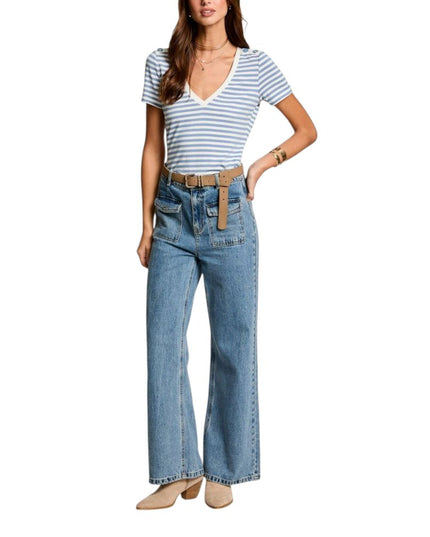 Morgan De Toi White Viscose T-Shirt