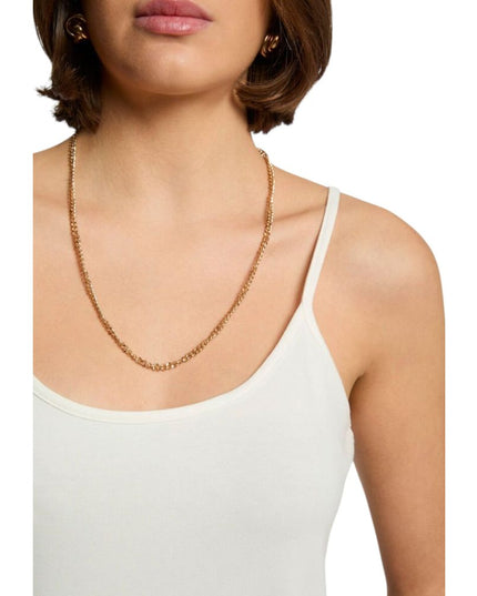 Morgan De Toi Cream Cotton Tank Tops