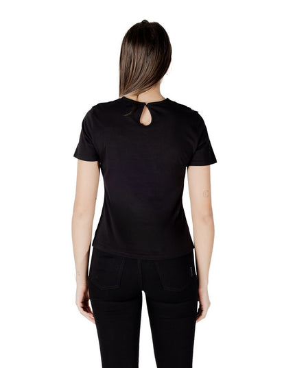 Morgan De Toi Black Cotton T-Shirt