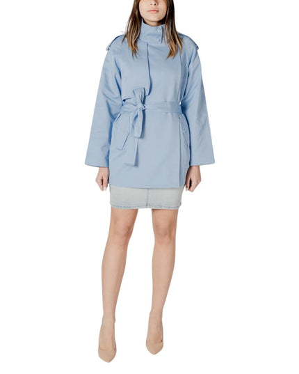 Morgan De Toi Blue Cotton Parka