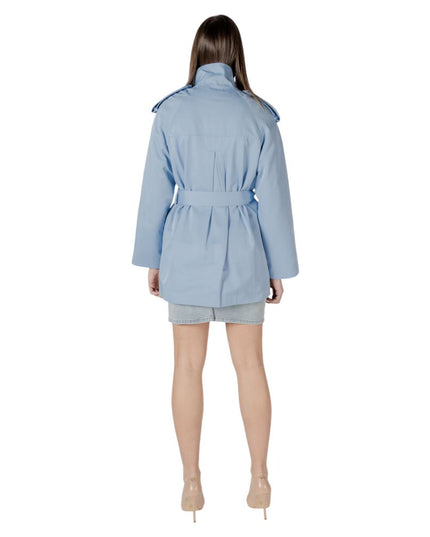 Morgan De Toi Blue Cotton Parka