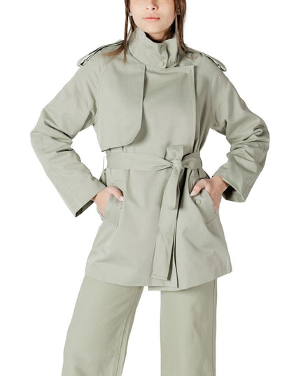 Morgan De Toi Green Cotton Parka