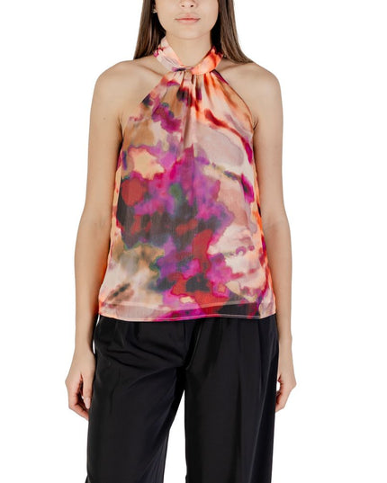 Morgan De Toi Pink Recycled Polyester Blouse