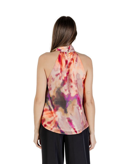 Morgan De Toi Pink Recycled Polyester Blouse