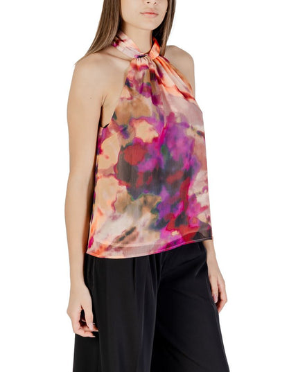 Morgan De Toi Pink Recycled Polyester Blouse