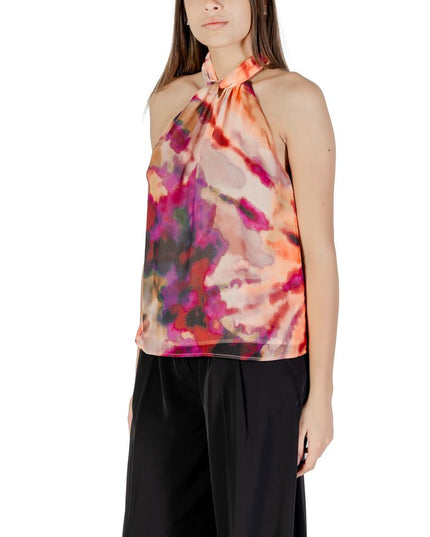 Morgan De Toi Pink Recycled Polyester Blouse