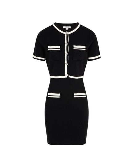 Morgan De Toi Black Viscose Short Dress