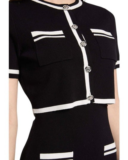 Morgan De Toi Black Viscose Short Dress