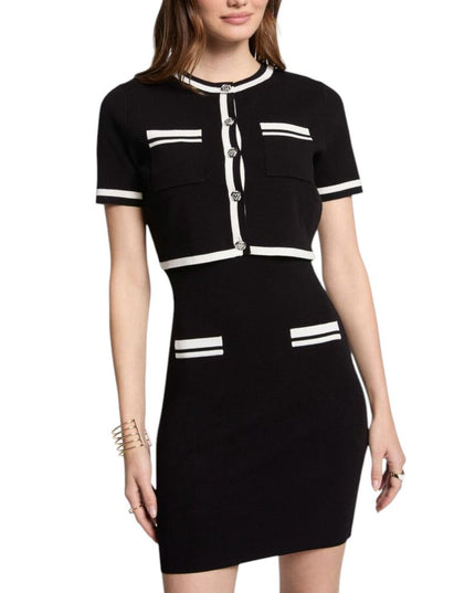 Morgan De Toi Black Viscose Short Dress