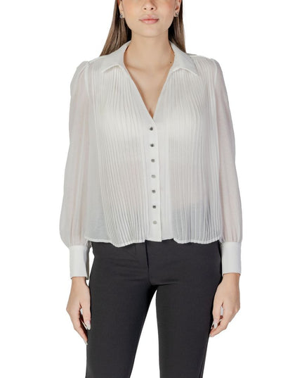 Morgan De Toi White Polyester Blouse