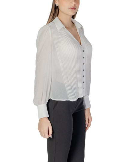 Morgan De Toi White Polyester Blouse