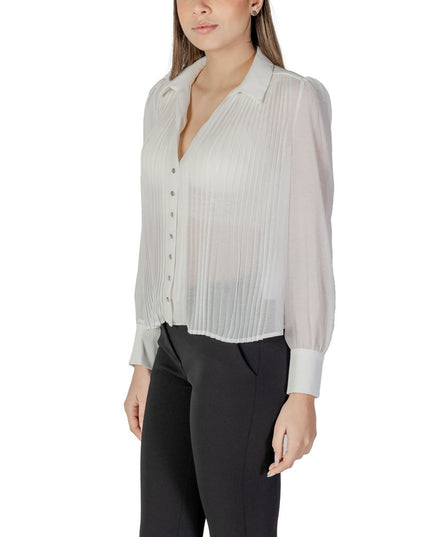 Morgan De Toi White Polyester Blouse