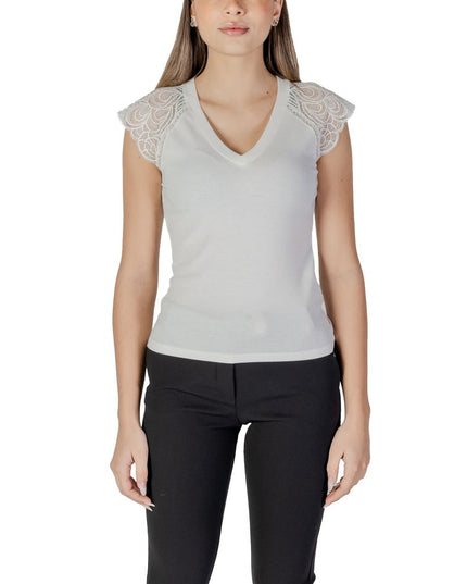 Morgan De Toi White Recycled Polyester Tank Tops