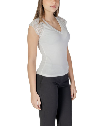 Morgan De Toi White Recycled Polyester Tank Tops