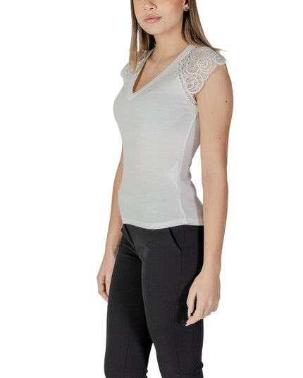 Morgan De Toi White Recycled Polyester Tank Tops