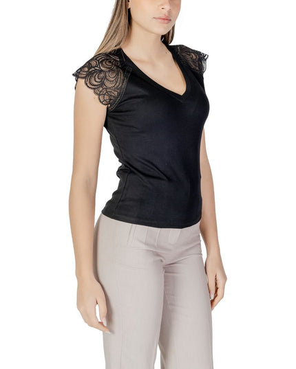 Morgan De Toi Black Recycled Polyester Tank Tops