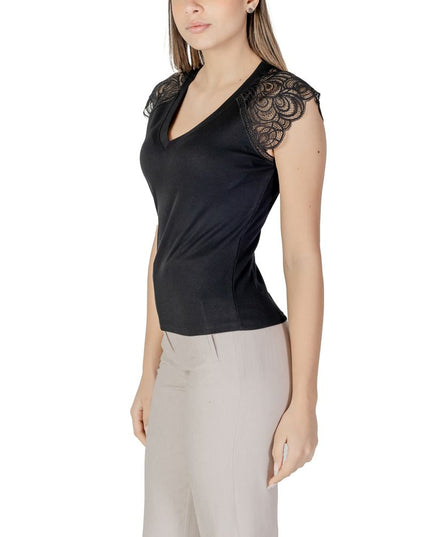 Morgan De Toi Black Recycled Polyester Tank Tops