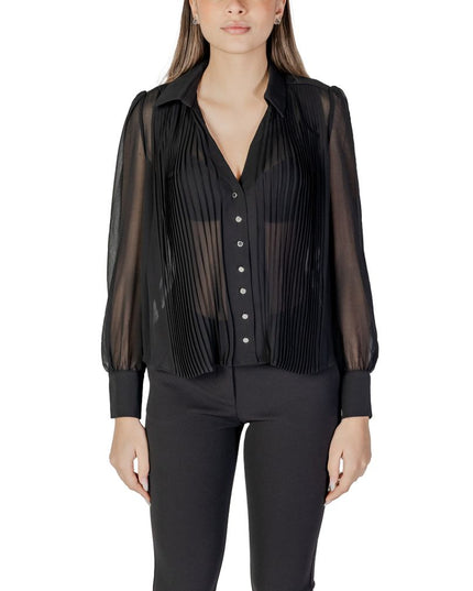Morgan De Toi Black Polyester Blouse