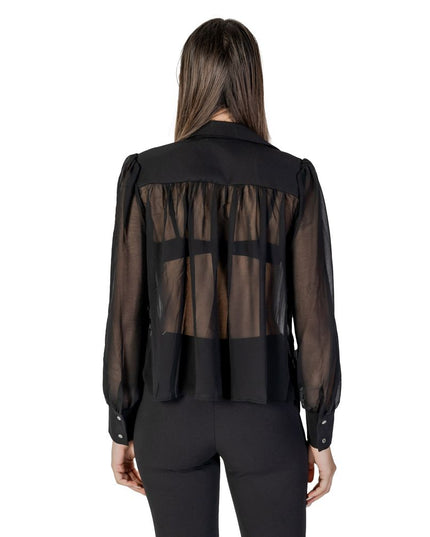 Morgan De Toi Black Polyester Blouse