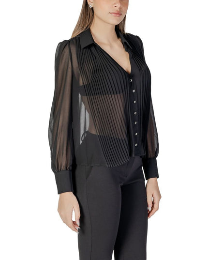 Morgan De Toi Black Polyester Blouse