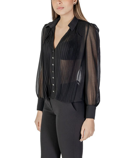Morgan De Toi Black Polyester Blouse