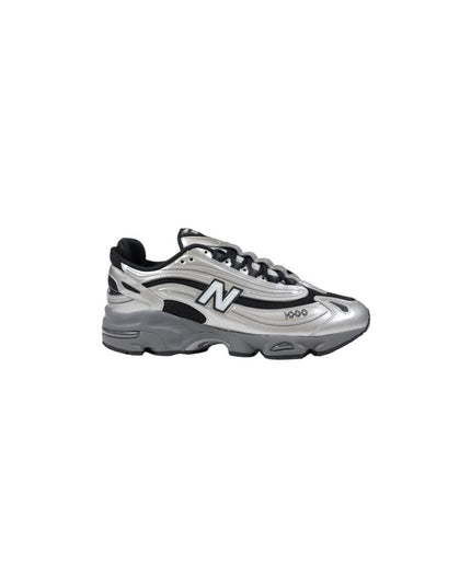 New Balance Silver Synthetic Athletic Sneakers