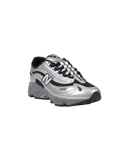 New Balance Silver Synthetic Athletic Sneakers