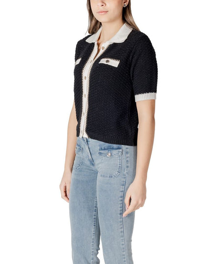 Morgan De Toi Black Recycled Cotton Sweater