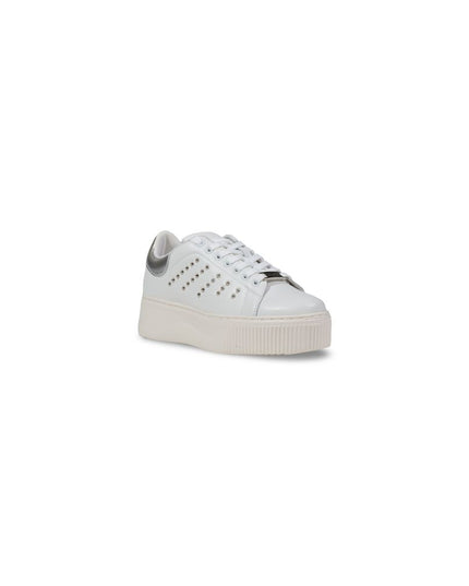 Cult White Leather Low Top Sneakers