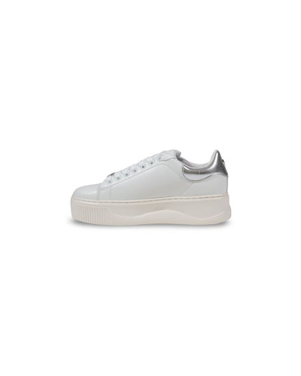 Cult White Leather Low Top Sneakers