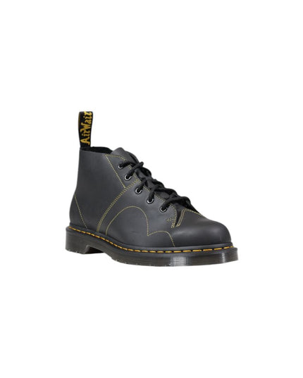 Dr. Martens Black Leather Lace-Up Boots