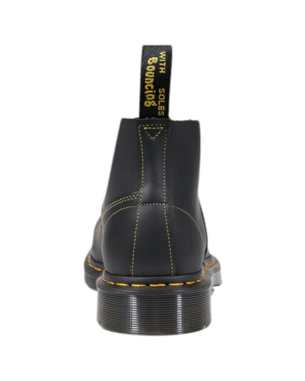 Dr. Martens Black Leather Lace-Up Boots