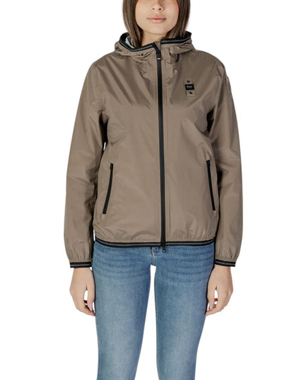 Blauer Green Polyamide Shell Jacket