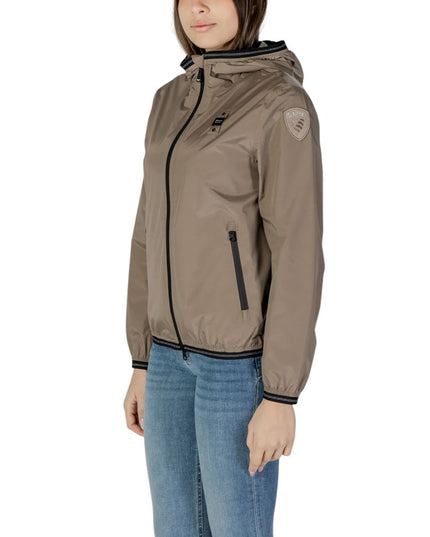 Blauer Green Polyamide Shell Jacket