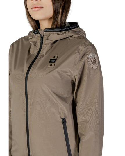 Blauer Green Polyamide Shell Jacket