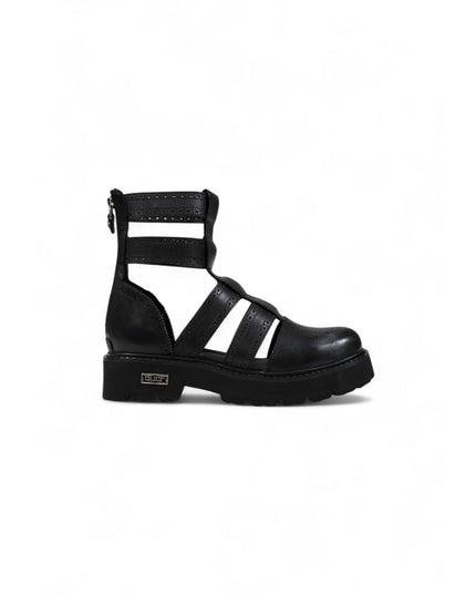 Cult Black Leather Sandals