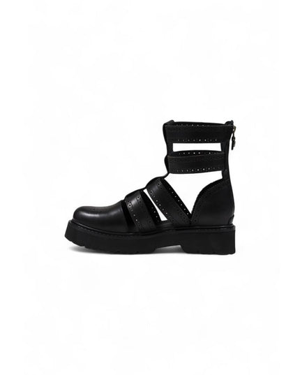 Cult Black Leather Sandals