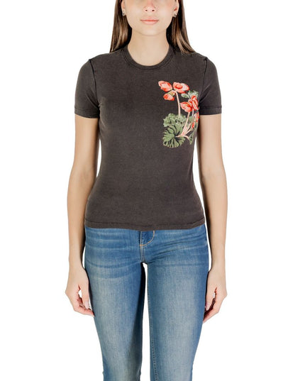 Desigual Black Cotton T-Shirt