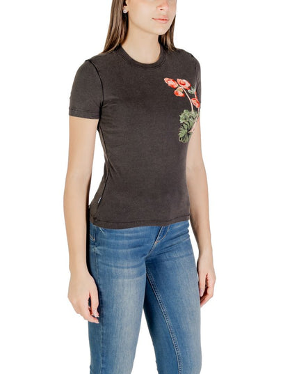 Desigual Black Cotton T-Shirt