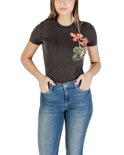 Desigual Black Cotton T-Shirt