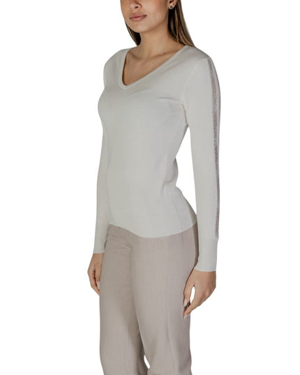 Street One Cream Viscose Long Sleeve T-Shirt