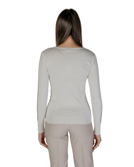 Street One Cream Viscose Long Sleeve T-Shirt