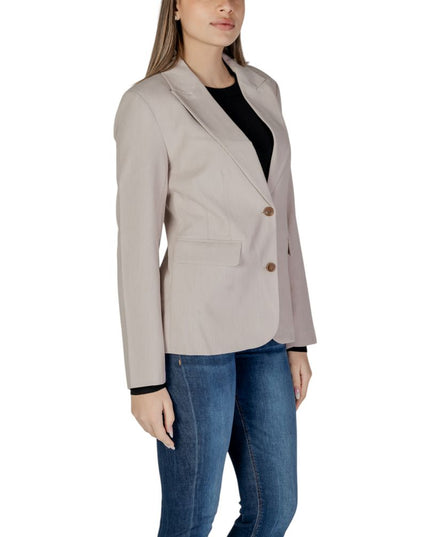 Only Beige Recycled Polyester Blazer