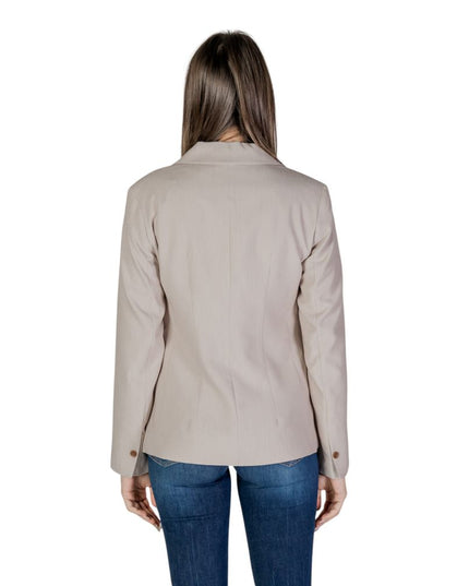 Only Beige Recycled Polyester Blazer