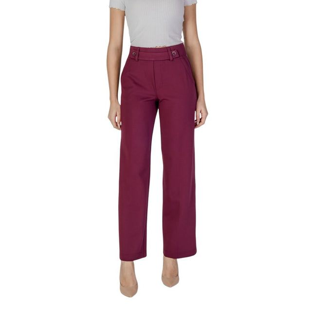 Street One Purple Viscose Casual Pants