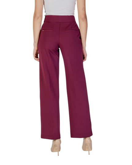 Street One Purple Viscose Casual Pants