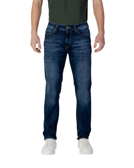 Jack Jones Blue Organic Cotton Relaxed Fit Jean